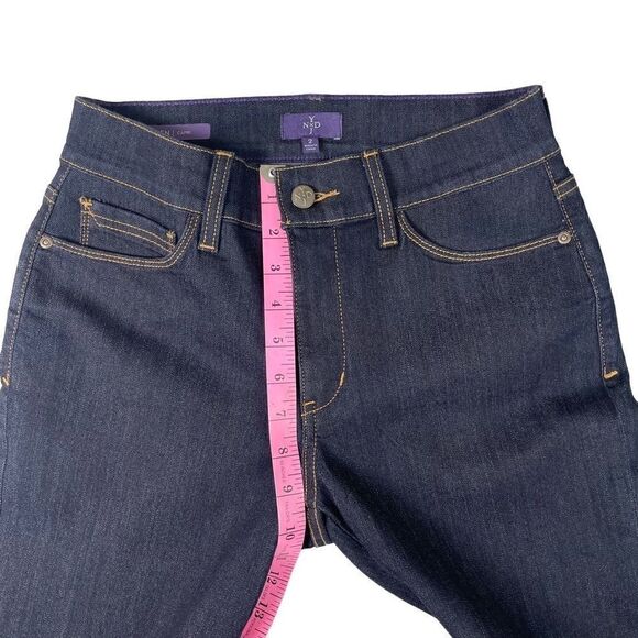 NYDJ Not Your Daughters Jeans Karen Capri Dark Wash Denim NEW Women’s Sz 2 - Picture 9 of 10